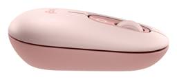 Kit Teclado y Mouse Inalámbricos Logitech POP Icon Combo - Rosado y Blanco Crudo Español (QWERTY)