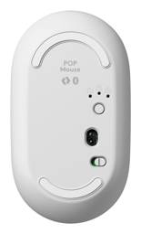Kit Teclado y Mouse Inalámbricos Logitech POP Icon Combo - Blanco Crudo y Naranja Español (QWERTY)