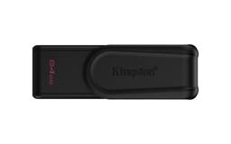 Memoria USB Kingston DataTraveler Exodia S 64GB USB 3.2 - Pendrive Negro Compacto