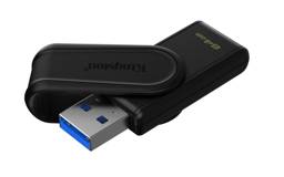 Memoria USB Kingston DataTraveler Exodia S 64GB USB 3.2 - Pendrive Negro Compacto