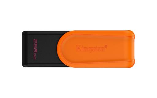 Memoria USB Kingston DataTraveler Exodia S 256GB USB 3.2 - Pendrive Negro/Naranja Compacto