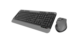 Kit Mouse y Teclado Klip Xtreme Magnifik Wireless Duo, Teclado Silencioso, Mouse 6 Botones