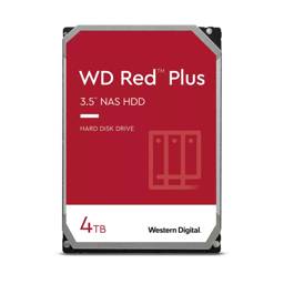 Disco Duro Interno WD Red Plus 4TB SATA 5400 RPM 256MB - NAS 24/7 CMR