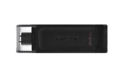 Memoria USB Kingston DataTraveler 70 64GB USB-C 3.2 - Pendrive Tipo C para Windows y Mac