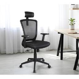 Silla Ejecutiva Xtech Avignon Negra Ergonómica Mesh Reposacabezas