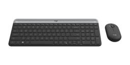 Kit Logitech MK470 Teclado + Mouse Wireless, Graphite, Español