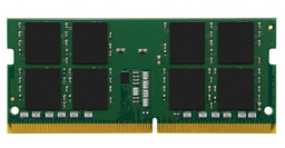 Memoria RAM DDR4 16GB para notebook Kingston ValueRam con diseño verde y chips negros