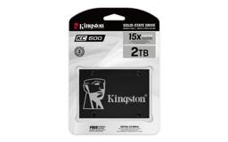 SSD Kingston 2TB SATA 2.5" KC600 - 550/520MB/s 3D NAND TLC