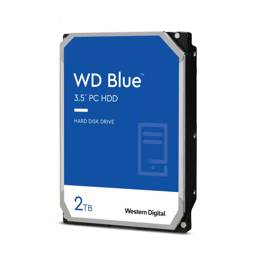 Disco Duro Interno WD Blue 2TB SATA 7200 RPM 256MB - PC Desktop Alto Rendimiento