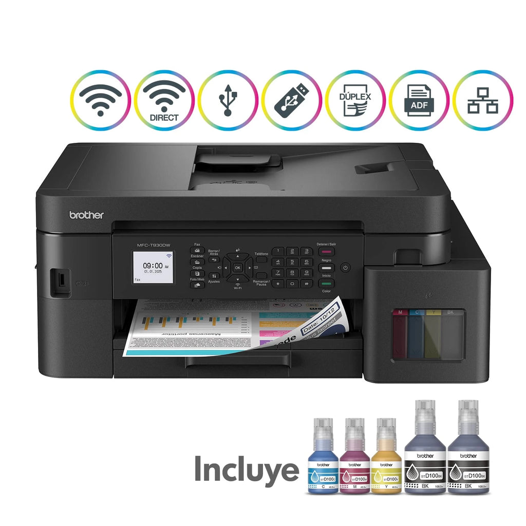 Brother MFC-T930DW Multifun color ink 30ppm/B-N 26ppm Duplex