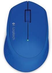 Logitech M280 Mouse Inalámbrico Azul - Ergonómico 18 Meses