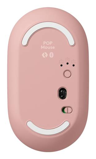 Kit Teclado y Mouse Inalámbricos Logitech POP Icon Combo - Rosado y Blanco Crudo Español (QWERTY)