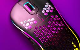 Mouse Gamer Xtech Lightbuzz Honeycomb USB 7200 DPI XTM-620 - Ultraligero