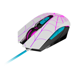 Mouse Gamer Marvel Spider-Gwen USB 2400 DPI XTM-M520SG - Colección