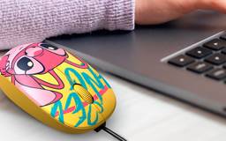 Xtech Disney Stich Wired mouse 1200dpi Yellow XTM-D406ST-YL