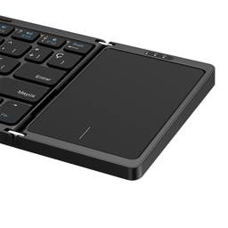 Teclado Inalámbrico Plegable con Panel Táctil, Bluetooth 5.0, Klip Xtreme KCK-650S-BK - Español