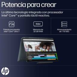 Notebook HP Spectre x360 14" 2.8K OLED 120Hz Core Ultra 7 155H 32GB 1TB Windows 11