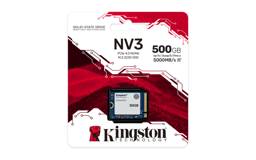 SSD Kingston NV3 500GB M.2 2230 PCIe 4.0 - 5000/3000MB/s Compacto