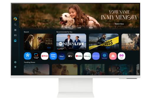 Monitor Samsung 32" Smart 4K Plano 60Hz HDMI USB USB-C