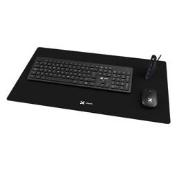 Kit de Teclado y Mouse Inalámbrico Xtech 320S, Incluye Mousepad XL y HUB USB 3.0 de 4 puertos