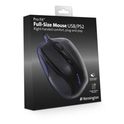Kensington Pro Fit Mouse USB Tamaño Completo K72369 - Con Cable