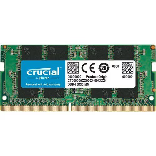 Módulo RAM Micron para Portátil - 16GB (1 x 16GB) - DDR4-3200/PC4-25600 DDR4 SDRAM - 3200MHz - CL22 - 1.20V - No-ECC - Sin búfer - 260-pin - SODIMM