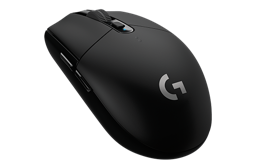 Mouse Gamer Logitech G305 Lightspeed Inalámbrico Negro - HERO