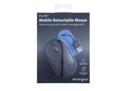 Kensington Pro Fit Mouse Retráctil USB con Cable - Compacto Portátil