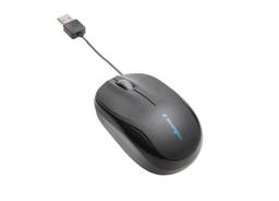Kensington Pro Fit Mouse Retráctil USB con Cable - Compacto Portátil