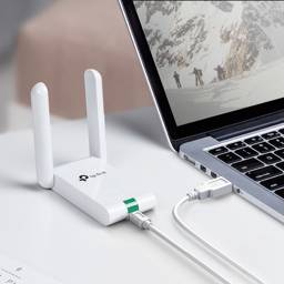 Adaptador USB WiFi TP-Link TL-WN822N N300 Alta Ganancia Dual Antena