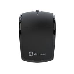 Klip Xtreme Mouse Inalámbrico Plegable Negro KMW-375BK - Ultra Portátil