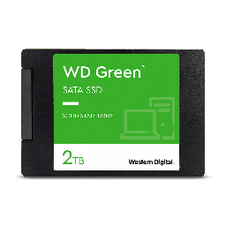 SSD WD Green 2TB SATA 2.5" - Almacenamiento Confiable 3D NAND