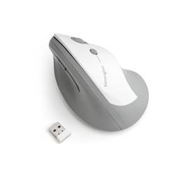 Kensington Pro Fit Ergo Mouse Vertical Inalámbrico Gris - 20 Metros