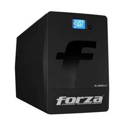 UPS FORZA SL-1022UL-C Interactiva 1000VA/600W, 220V, 4 Tomas, RJ45, LCD Táctil, Forza Tracker