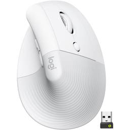 Logitech Mouse Inalambrico Lift Vertical Blanco
