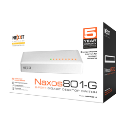 Switch Nexxt Essent Naxos801-G 8 Puertos Gigabit Sobremesa