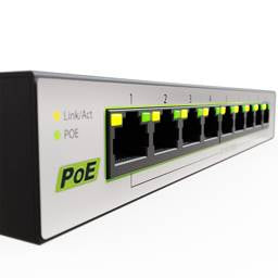 Switch Nexxt Vertex V900P 9 Puertos PoE+ Gigabit 60W NSW-V900P