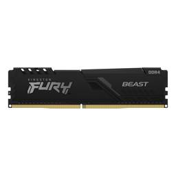 Memoria ram ddr4 8gb kingston fury beast con diseño negro y alta velocidad para PC
