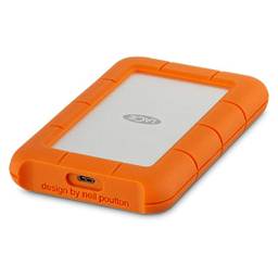 Disco Duro Externo LaCie Rugged 2TB USB-C Portátil 2.5" - Ultra Resistente y Compacto