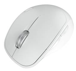 Klip Xtreme Mouse Ergonómico Inalámbrico Bluetooth y Dongle Blanco