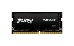 Memoria RAM DDR4 8GB para notebook Kingston Fury Impact negra de alto rendimiento