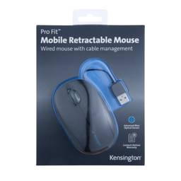 Retractable Mobile Mouse Pro Fit Cable USB