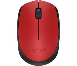 Logitech M170 Mouse Inalámbrico Rojo - Básico Confiable