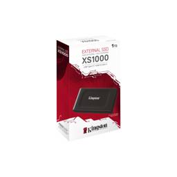 Disco SSD Externo Kingston 1TB XS1000 1050MB/s USB-C Negro