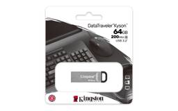 Memoria USB Kingston DataTraveler Kyson 64GB USB 3.0 - Pendrive 200MB/s Alta Velocidad