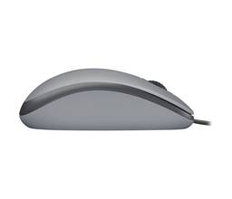 Logitech M110 Mouse USB Plateado - Básico Con Cable Silencioso