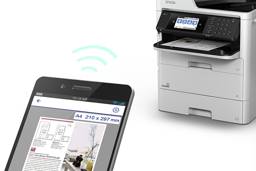 Impresora Multifuncional Epson WF-C579R WiFi Ethernet Fax ADF Caja Ultra Dañada