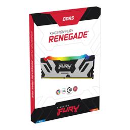 Memoria RAM DDR5 48GB 6000MT/s Kingston Fury Renegade RGB, CL32, DIMM, 1.35V