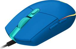 Mouse Gamer Logitech G203 Lightsync RGB USB Azul - 6 Botones