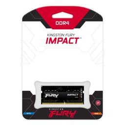Memoria RAM para Notebook DDR4 16GB 3200MHz Kingston Fury Impact, CL20, SO-DIMM, 1.2V